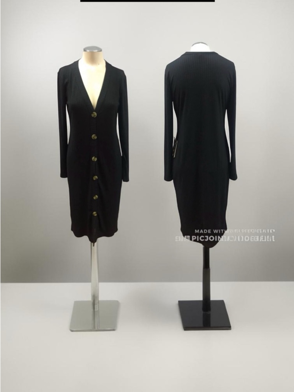 J. For Justify, dress, casual, black, new, sizeS.:
